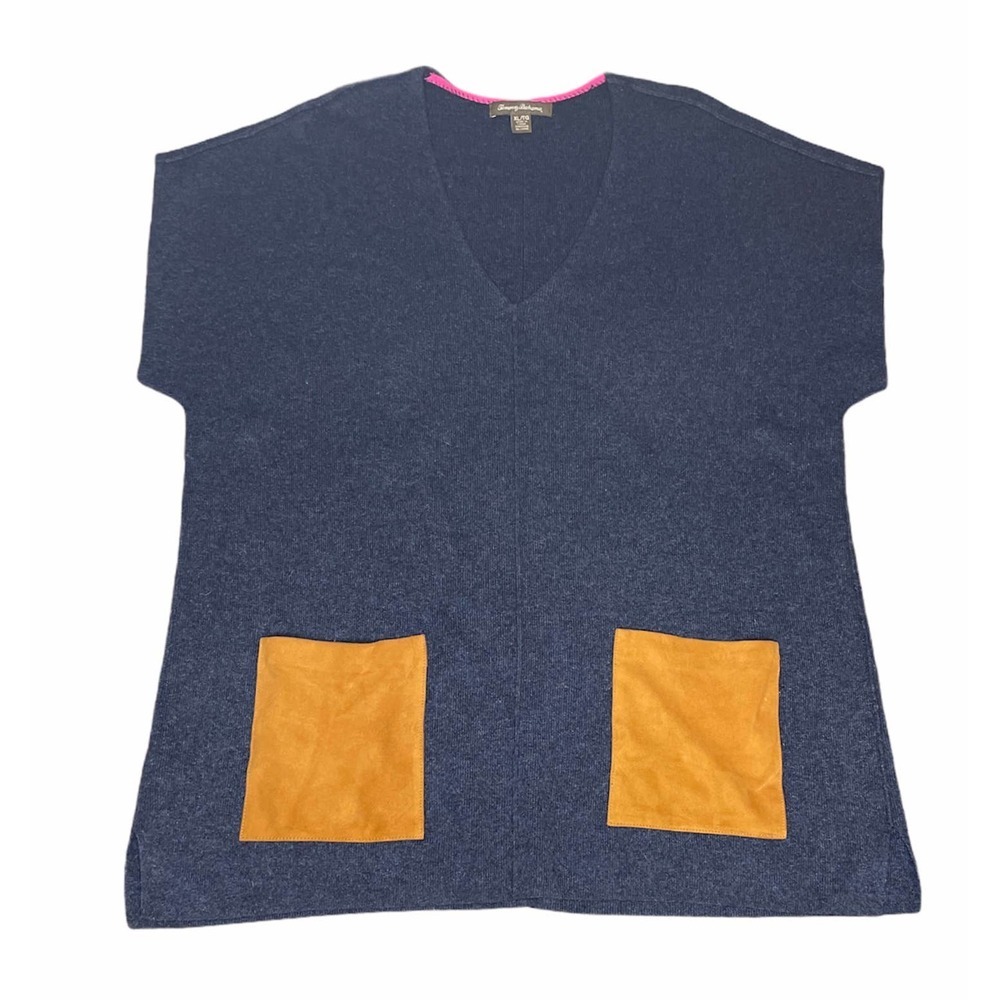 Tommy Bahama Wool & Leather Sweater XL